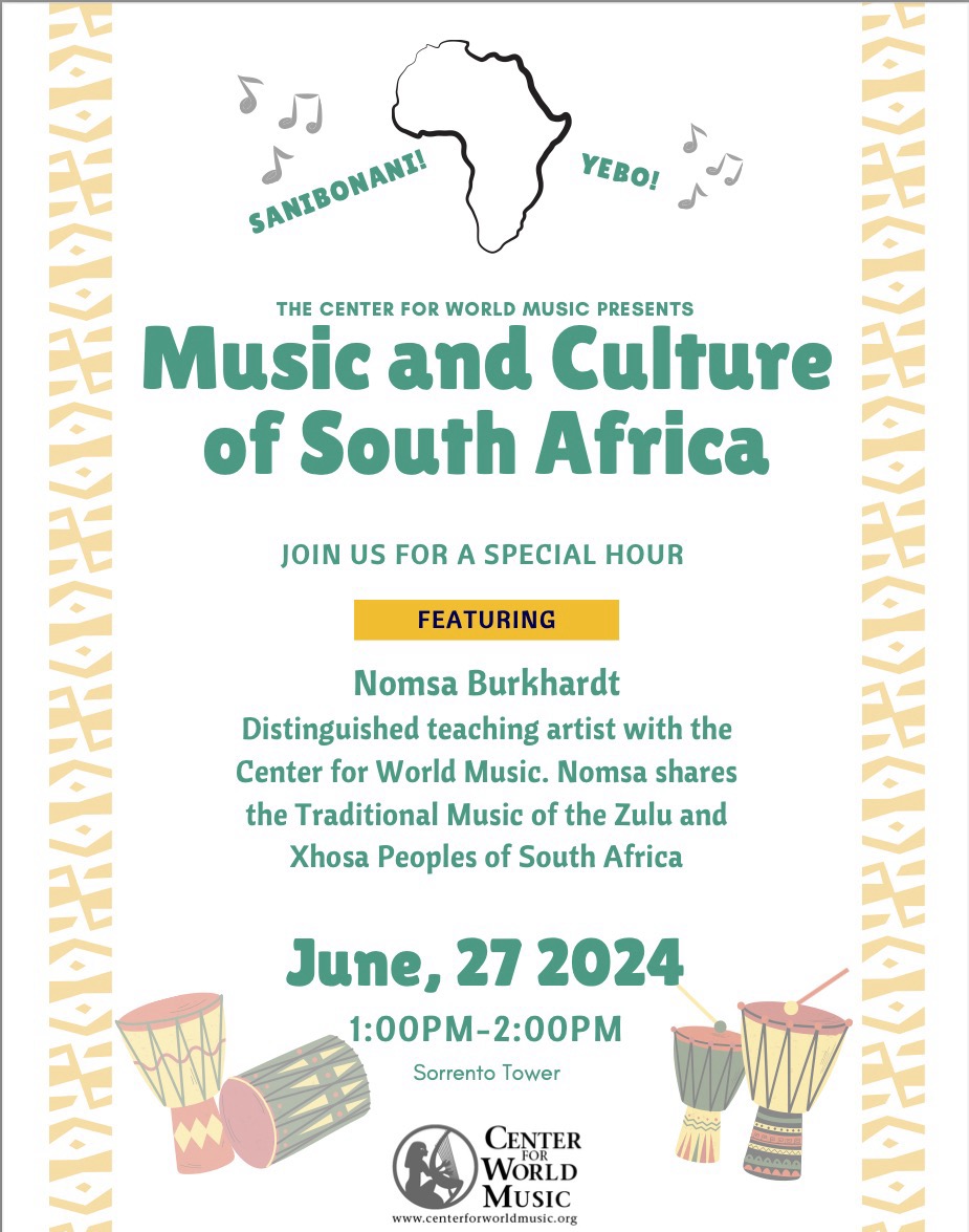 Center for World Music presents: Music and Culture of South Africa - Page 2