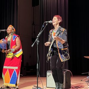 Nomsa Burkhardt with Sharon Katz & The Peace Train